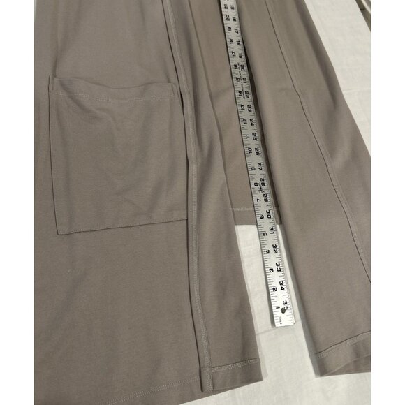 Bryn Walker Modal Blend Taupe Drape Vest Small Travel Layering Lagenlook USA - Picture 7 of 8